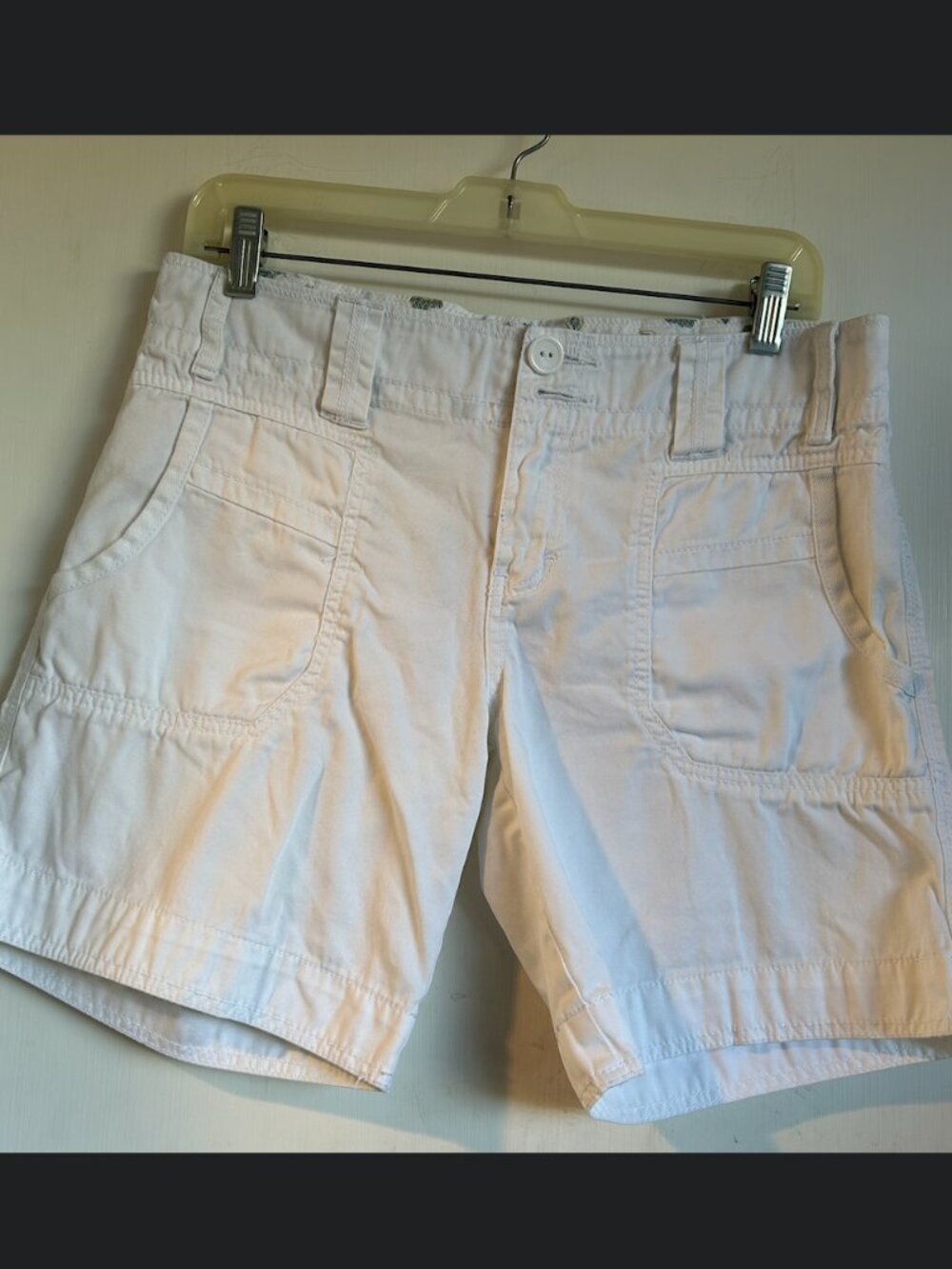 Sanctuary - White Cargo Shorts